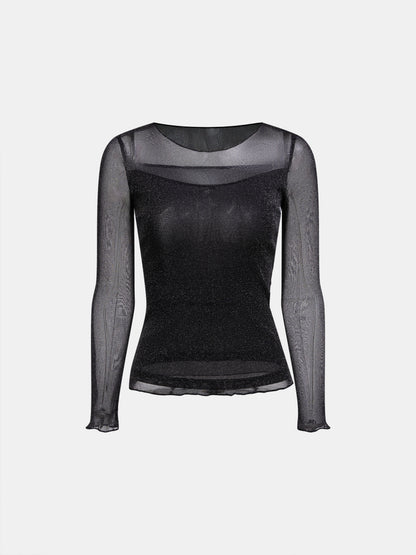 Sheer Pullover T-Shirt 120042