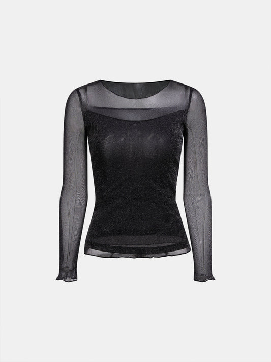 Sheer Pullover T-Shirt 120042