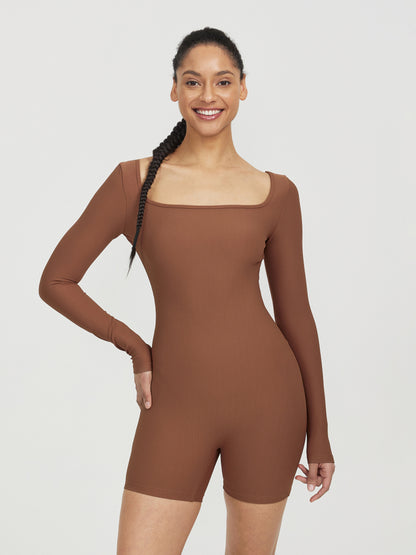 Ribbed Gym Playsuit 119607
