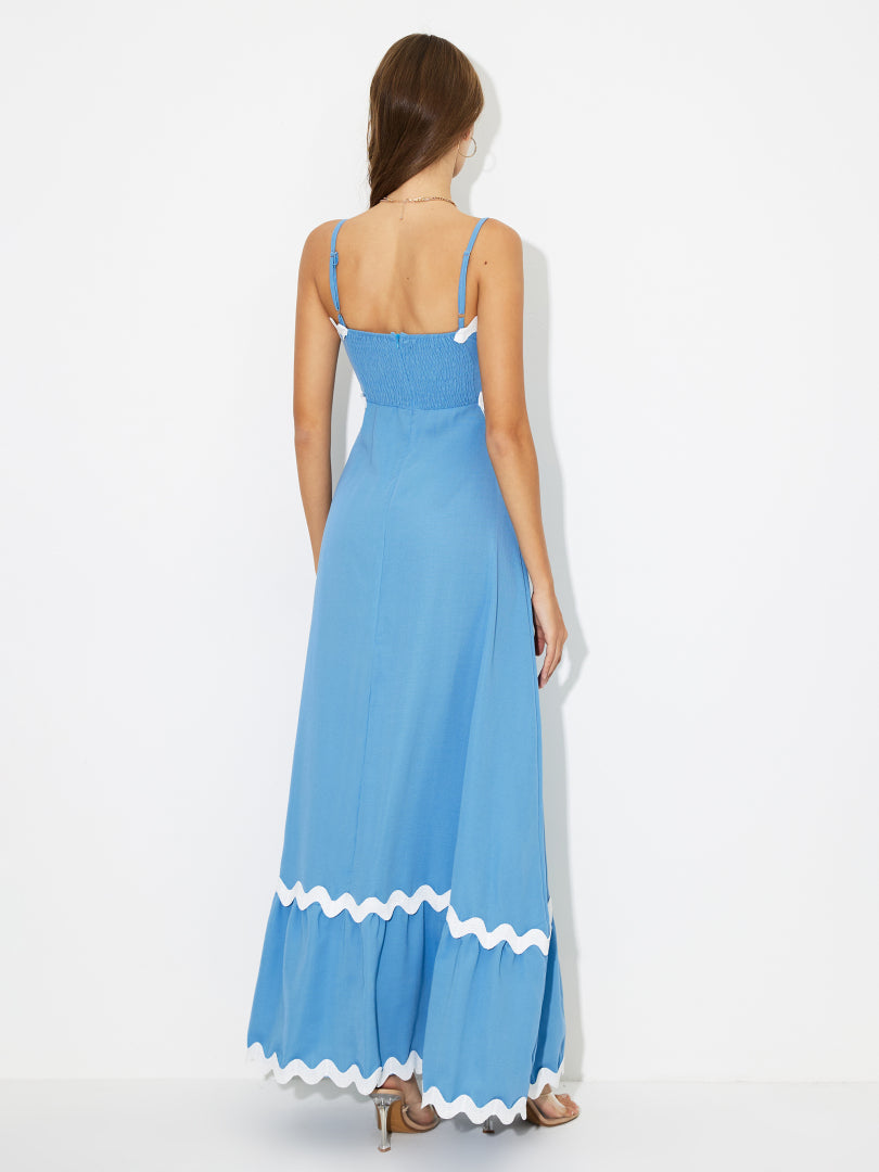 Smocking A-Line Dress 118540