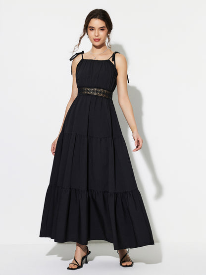 Patchwork A-Line Dress 1294042