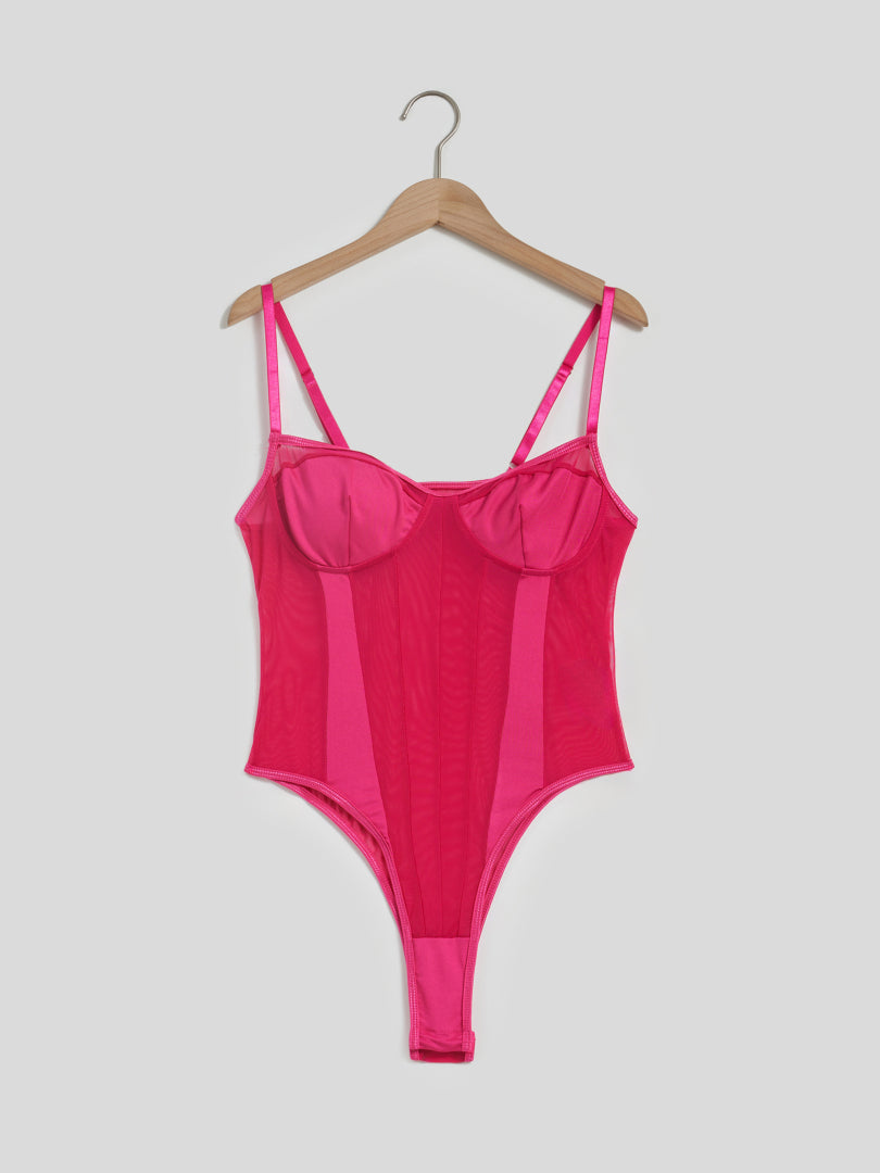 Patchwork Bodysuit 115639