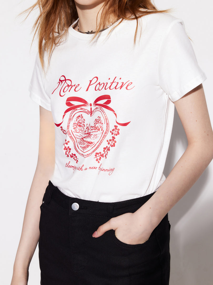 Printed Pullover T-Shirt 1280852