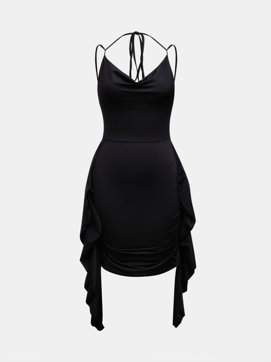 Ruffle Bodycon Mini Dress 120951