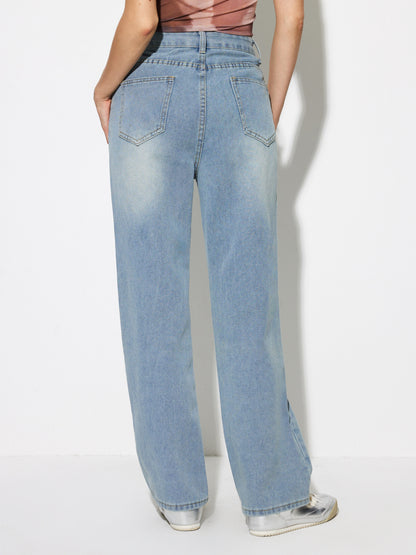 Straight Leg Jeans 1275362