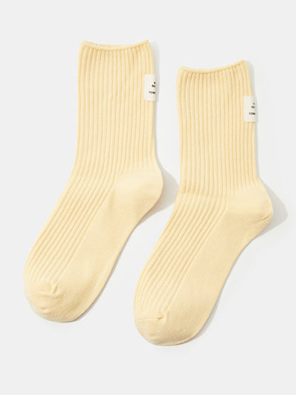 Ribbed Socks 120346