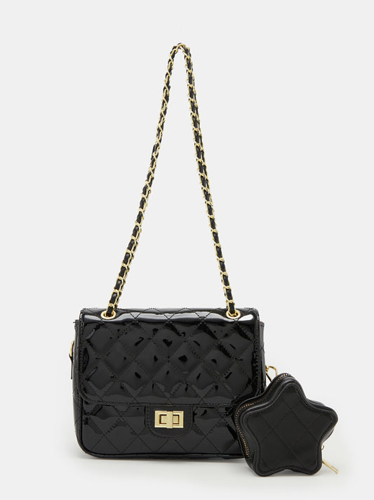 Solid Box Shoulder Bag 1281282