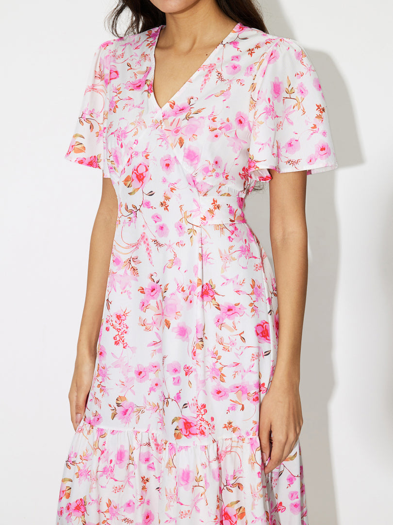 Gathered A-Line Dress 119040