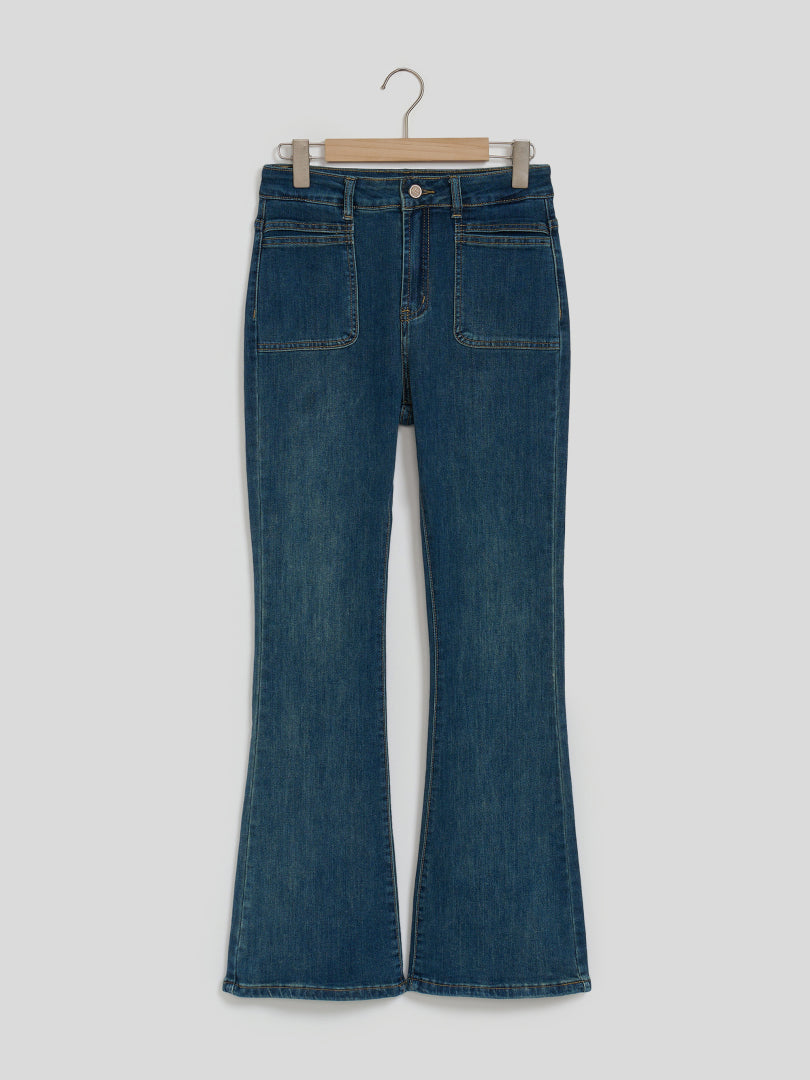 Flare Leg Jeans 115798