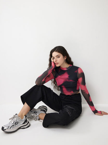 Printed Pullover T-Shirt 117709