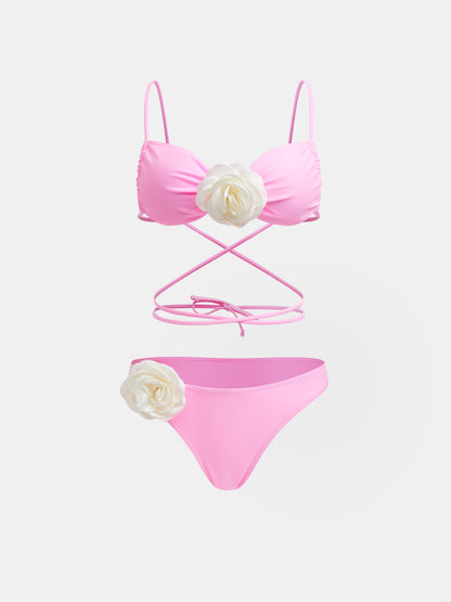 Gathered Bikini Set 1245052