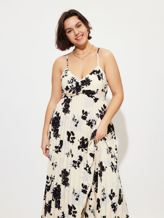 Plus Size Knotted Cocktail Dress 1281142