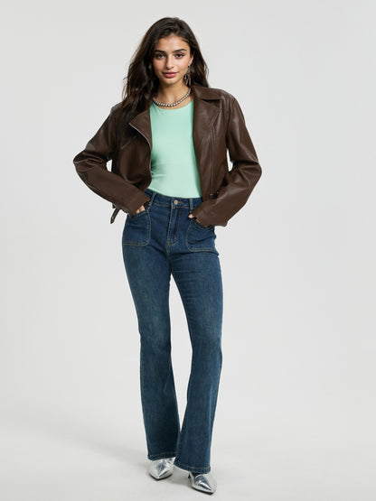 Flare Leg Jeans 115798