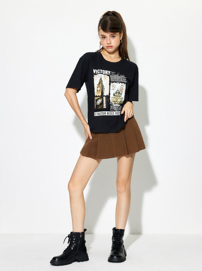 Printed Pullover T-Shirt 1268022
