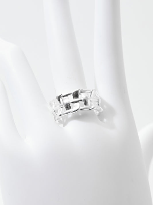 Geometric Design Adjustable Ring 120810