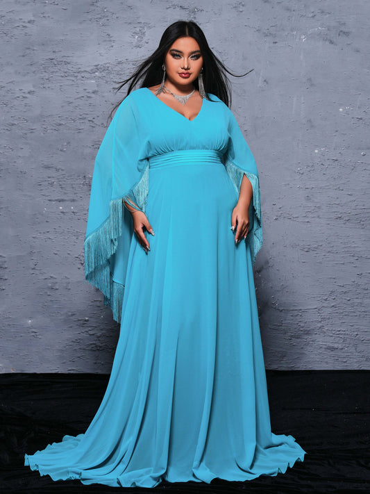 Plus Size Belted Arabian Dresses 1288402