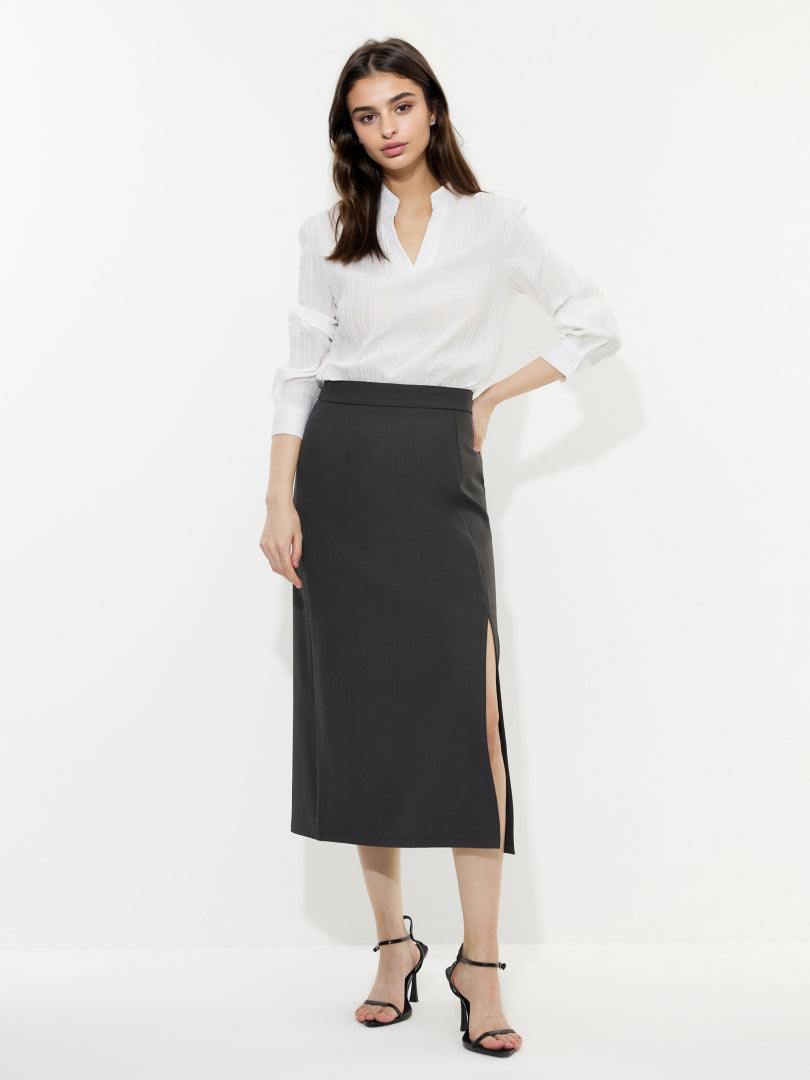 Slit Pencil Skirt 1240562