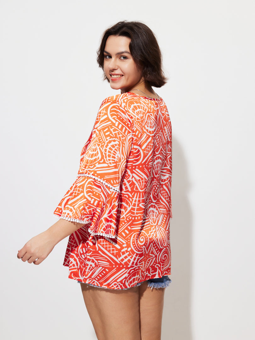 Plus Size Patchwork Plus Size Tops 1273332