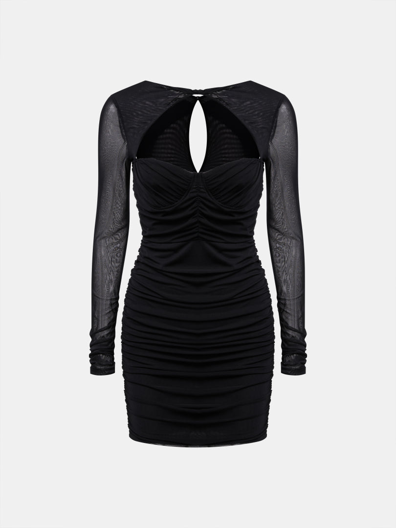 Gathered Bodycon Dress 1254482
