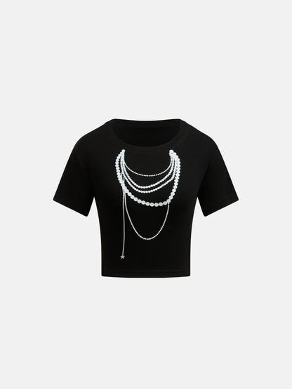 Printed Pullover T-Shirt 1278142