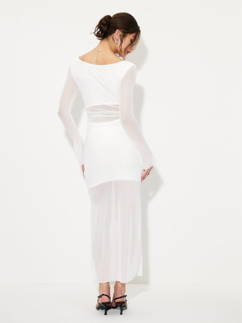 Patchwork Bodycon Dress 1255942