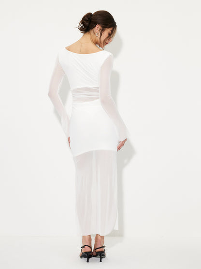 Patchwork Bodycon Dress 1255942