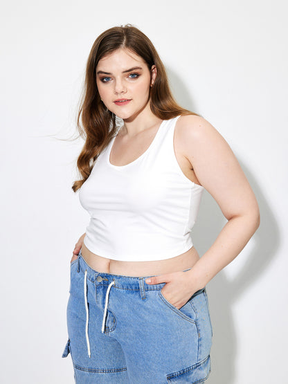 Plus Size    Tank Top 1264062