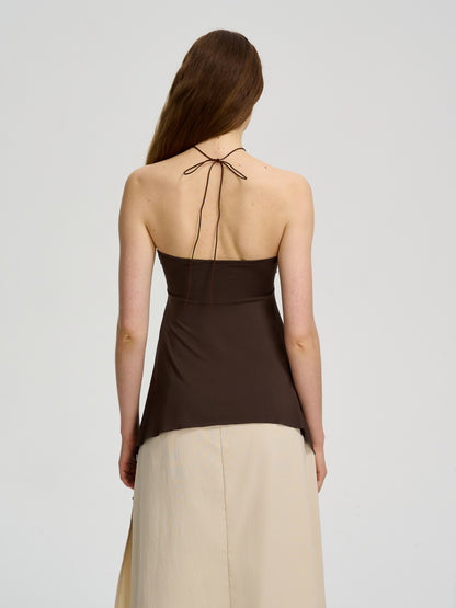 Gathered Halter Top 114308