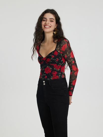 Knotted Bodysuit 115098