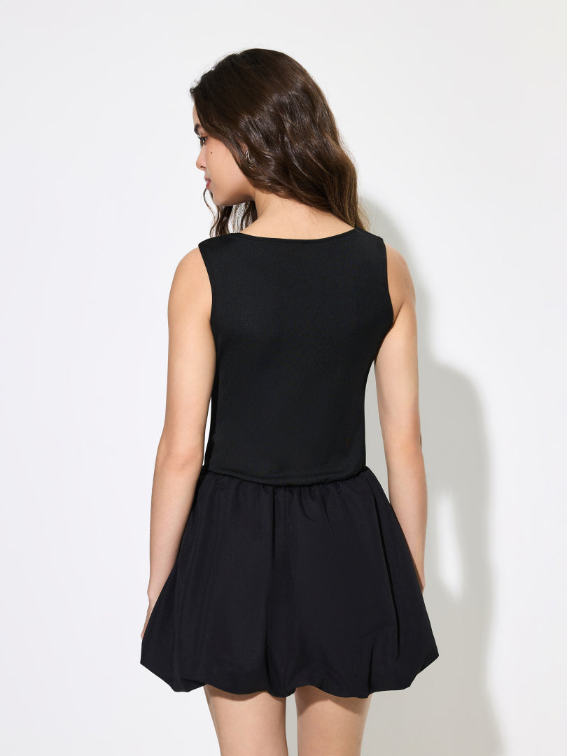 Gathered A-Line Dress 1293312