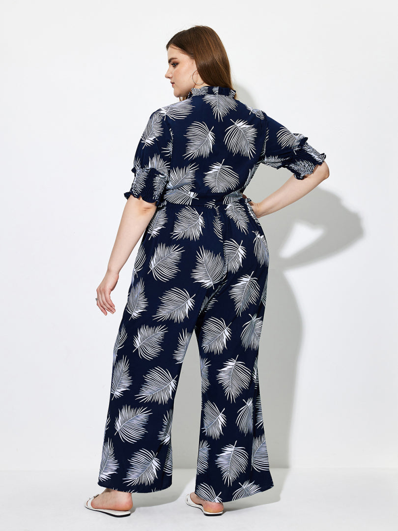Plus Size Lettuce trim Pant Co-ords 1255452