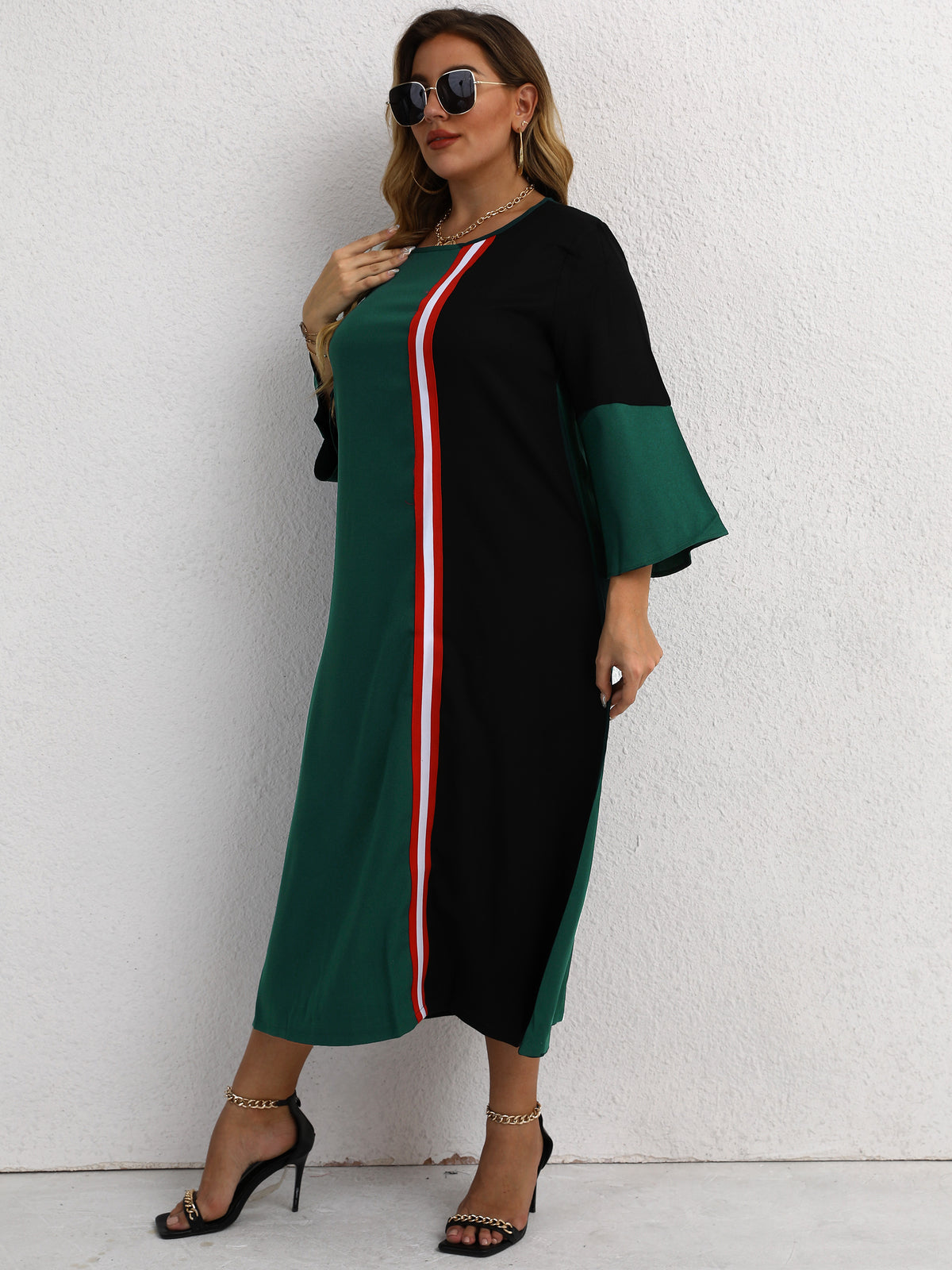 Color Block Arabian Dresses 1244862
