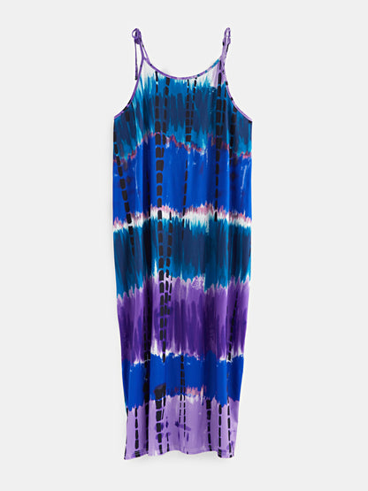 Plus Size Printed A-Line Dress 120540
