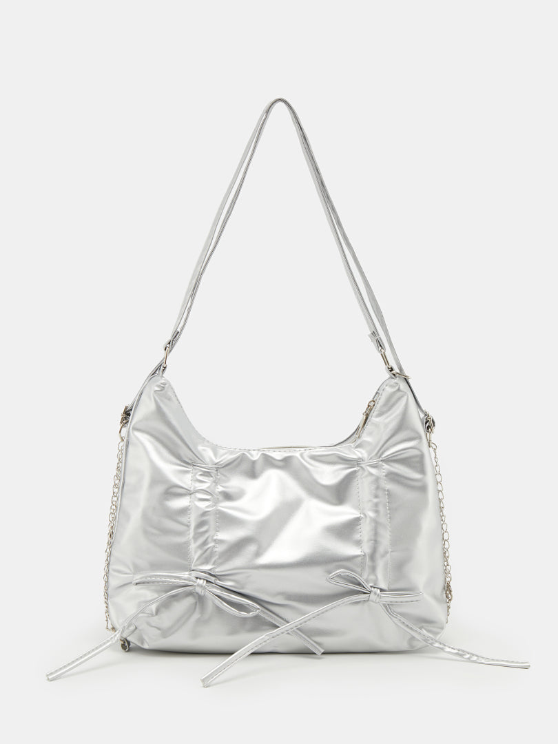 Solid Bucket Shoulder Bag 1281372