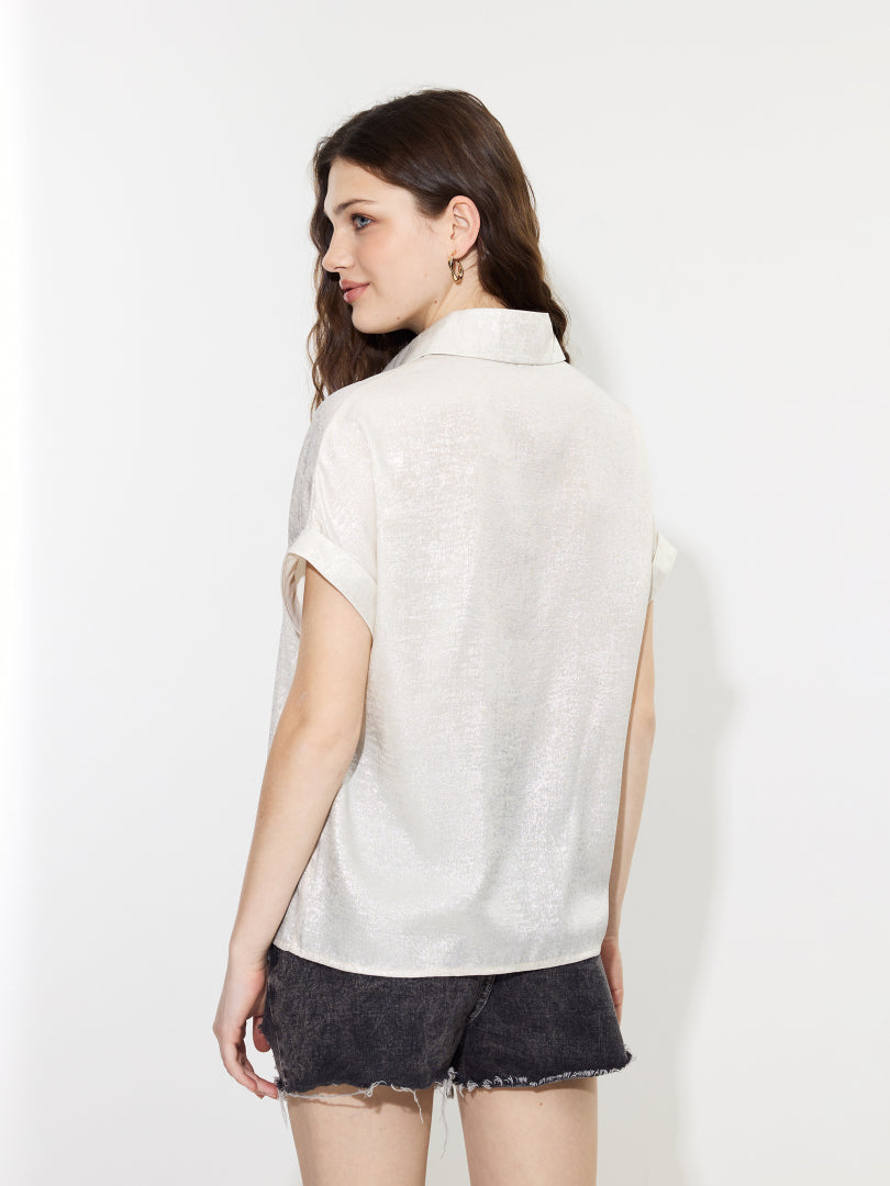 Placket Blouse 1237602