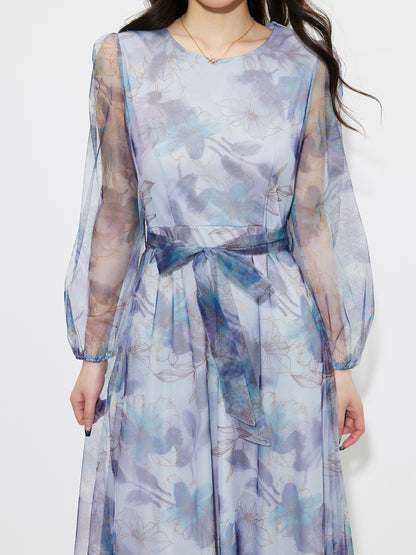 Patchwork A-Line Dress 1257282