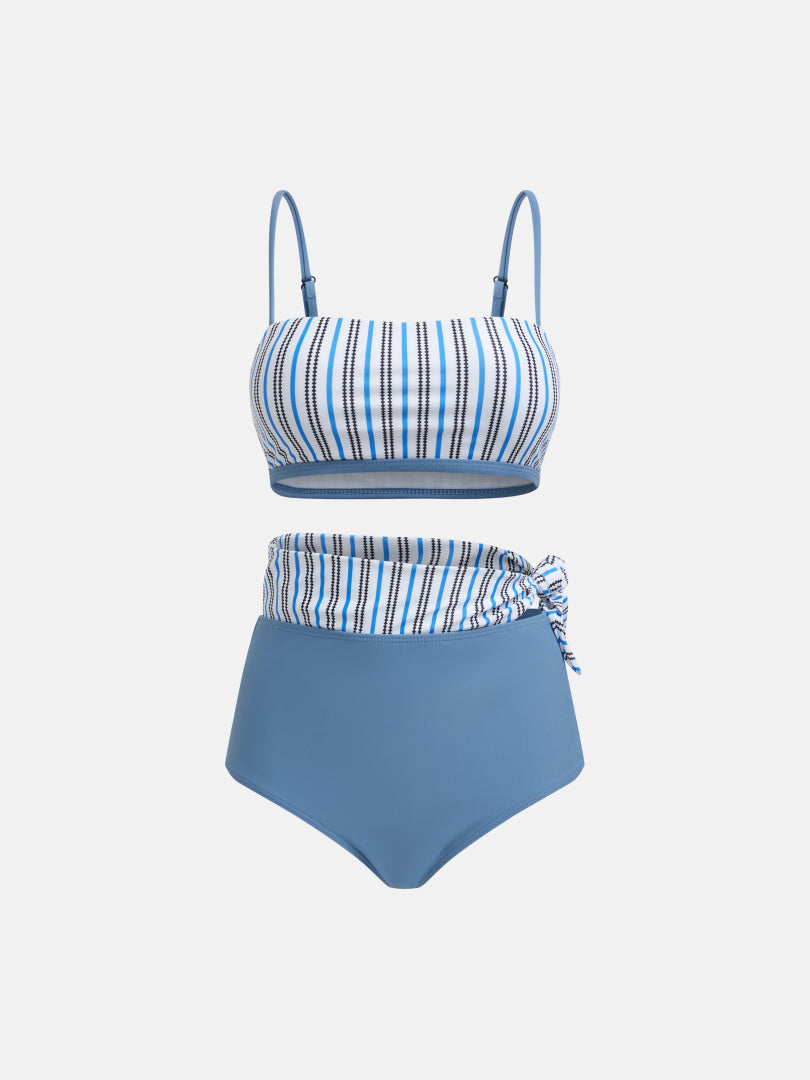 Color Block Bikini Set 1267632