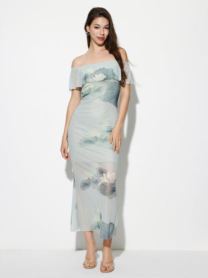 Printed Cocktail Dress 1277872