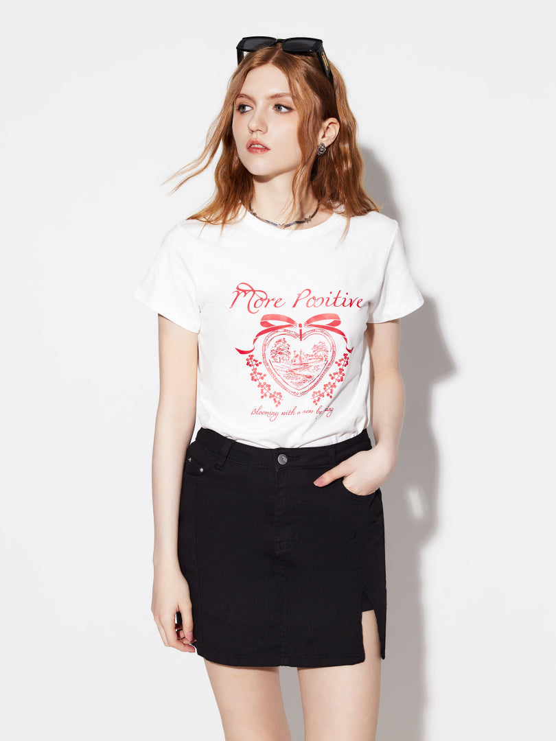Printed Pullover T-Shirt 1280852