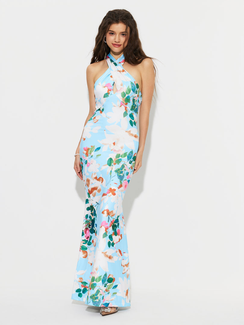 Cut Out Fishtail Dress 1295762