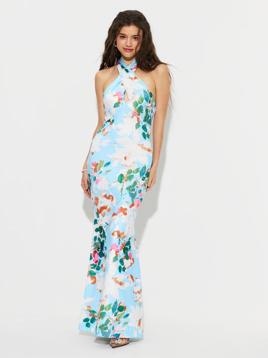 Cut Out Fishtail Dress 1295762