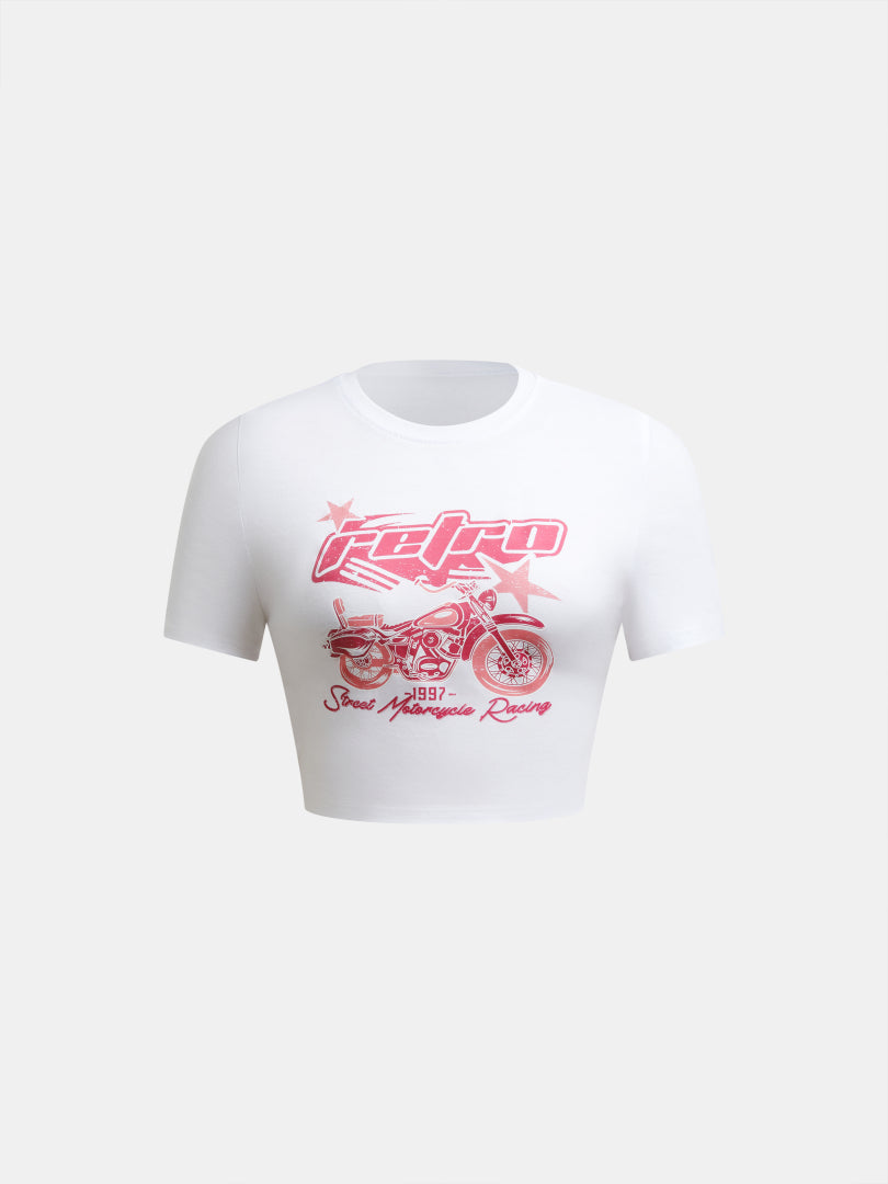 Printed Pullover T-Shirt 1267192