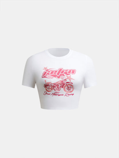 Printed Pullover T-Shirt 1267192