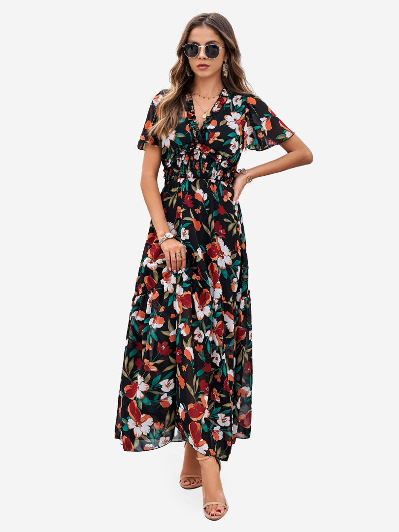 Ruffle A-Line Dress 1237192