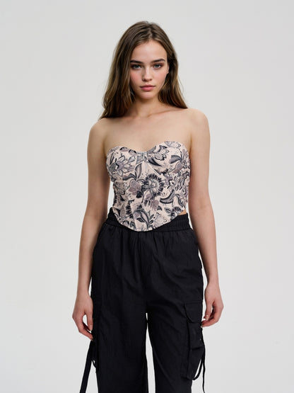 Printed Tube Top 1254182