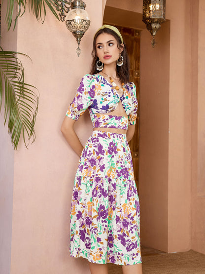 Ruffle Co-ord Set 81184