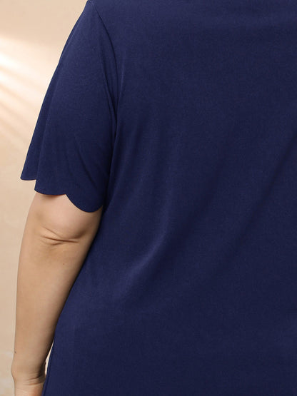 Plus Size Cut Out Plus Size Tops 1250492