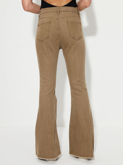 Tied Flare Leg Jeans 1251922