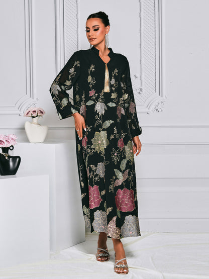 Embroidered Arabian Dresses 1321602