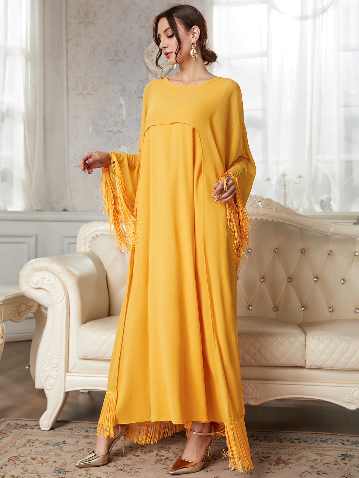 Fringed Arabian Dresses 1284852